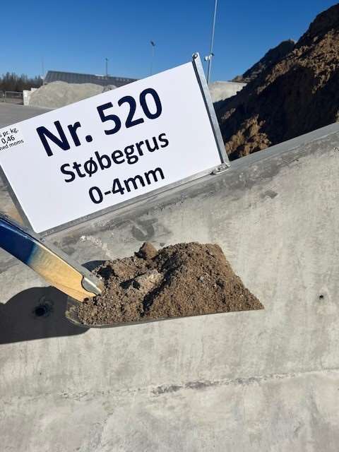 520 støbegrus